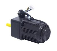 CYFANG Moteur à variateur de vitesse 4RK25RGN-C 25 W, réducteur à bride réversible 220 V CA monophasé 80 x 80 mm, sens horaire et antihoraire réglable mécaniquement(7.6RPM)