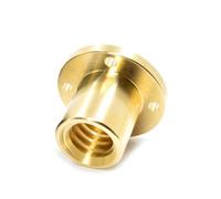 CYFANG Pas de vis Écrou à vis en Laiton T10 T12 T14 T16 T18 T20 T22 T25 T28 T30 T32 T36 T40, écrou de Tige de vis trapézoïdale, écrou de Support de Tige écrou d'arbre(Size:T12 Pitch 3mm)