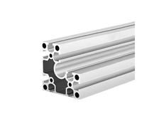CYFANG Profilé d'angle droit en aluminium 6060 argenté 60 x 60 mm, rail 6630R for racks d'armoires et d'équipements Cadre Quincaillerie(600mm 23.62" long)