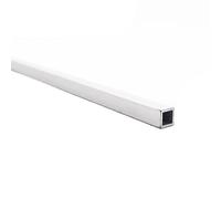 CYFANG Profilé de tube carré en alliage d'aluminium de 8 mm x 8 mm x 1 mm d'épaisseur, support de modèle de tuyau rectangulaire en alliage d'aluminium, décoration Artisanat Cadre(245mm)