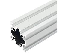 CYFANG Profilé d'extrusion en aluminium à double fente 4040V, fente de 6,2 mm, rail carré 40 x 40 mm, for cadre industriel, matériel de rack Cadre Quincaillerie(350mm 13.78" long)
