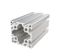 CYFANG Profilé en aluminium industriel robuste 100 x 100 mm, norme européenne, largeur de fente 10 mm, cadre d'extrusion 100 x 100 for rack mécanique Cadre Quincaillerie(100mm long)