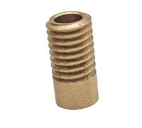 CYFANG Tige d'engrenage à vis sans fin en cuivre de 0,5 module, pignon à vis sans fin de turbine, diamètre 10 mm, longueur 20 mm, arbre d'engrenage de turbine, vis M3 cylindriques(4mm bore)