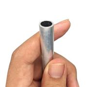 CYFANG Tube rond creux droit en aluminium 6063 à paroi épaisse, grand diamètre extérieur: 22mm, 23mm, 24mm, longueur: 300mm Artisanat Cadre(OD 22 x ID 15mm)