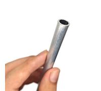 CYFANG Tube rond droit en alliage d'aluminium 6063, longueur 300 mm, 500 mm, for applications polyvalentes Artisanat Cadre(OD 12 x ID 10mm)