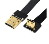 CYFPV 90 Degree Up Angled FPV Mini HDMI Homme à HDMI Mâle FPC Câble Plat 50cm pour FPV HDTV Multicopter Aerial Photography