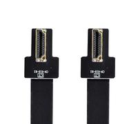 Cyfpv Câble Plat Double Hdmi Type A Mâle Vers Mâle Hdtv Fpc À Angle Droit À 90° Pour Photographie Aérienne Fpv Hdtv Multicopter (0,2 M)[Z2431]