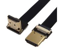Cyfpv Fpv Hdmi Male To Hdmi Male 90 Degree Up Angled Hdtv Fpc Flat Cable For Fpv Hdtv Multicopter Aerial Photography 0.2M[GBP6274432]