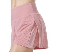 CYGE Butterfiy Shorts Jupe de Yoga pour Femme avec Poches Longueur midi Jupe Courte 2 en 1 Athletic Sport Wrap pour Femme,Lotus Root Starch,XL
