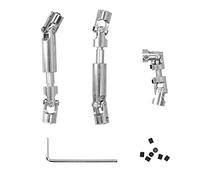 Cygmophing 3 pièces RC arbre d'entraînement en métal axe de Transmission adapté pour MN86 1/12 RC pièces de mise à niveau sur chenilles