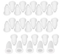 Cygmophing 30 pièces en Plastique Hauteur réglable Aquarium Fond Filtre Plaque Support réservoirs de Poissons Filtration Grille Conseil Support Accessoire (Blanche)