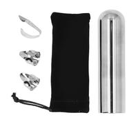 Cygmophing Barre de tonalité coulissante pour Guitare en Acier Inoxydable avec médiators pour Guitares hawaïennes Lap Steel