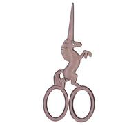 Cygmophing ciseaux de travail de couture Style rétro bricolage broderie travail d'art Collection d'artisanat en acier inoxydable (Marron foncé)