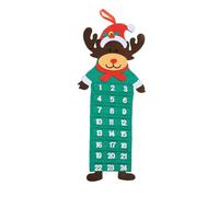 Cygmophing Feutre Calendrier de l' de Noël 24 Jours Poches Lavable Tenture Murale Compte à rebours Calendrier Décoration (Tapez 3)