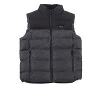 Cygmophing Gilet chauffant électrique 15 zones à double contrôle avec interrupteur numérique confortable et léger - Veste chauffante de haute sécurité (3XL)