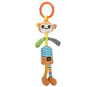 Cygmophing - jouet suspendu pour poussette de bébé, Animal mignon, lit de berceau en peluche, hochet pour bébé, jouets confortables (Pendentif carillon éolien singe orange)