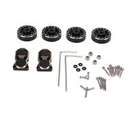 Cygmophing Kit de couvercle d'essieu en laiton contrepoids de moyeu de roue RC pièce de rechange pour véhicule télécommandé SCX24 1/24