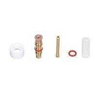 Cygmophing Kit de pièces de coupelle en verre pour soudeur à l'argon, accessoire de torche de soudage TIG pour 2,4 mm WP-17/18/26