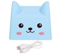 Cygmophing Lampe de nuit exquise en forme de chat bleu, source de lumière blanche, dispositif d'éclairage décoratif intéressant pour enfants