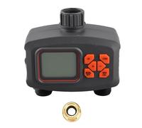 Cygmophing Minuterie d'arrosage pour tuyau à 2 sorties, minuterie d'arrosage à 2 zones, contrôleur d'irrigation automatique avec adaptateur G3/4 mâle vers G1/2 femelle