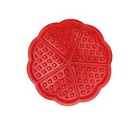 Cygmophing Moule à gaufres en silicone sûr, bonne élasticité, facile à démouler, moule de cuisson pour faire des puddings, gâteaux, chocolats (5 modèles d'amour consécutifs 51068)