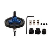 Cygmophing RC ensemble d'engrenages différentiels 54T engrenage différentiel universel 15T 17T 19T RC pignon de remplacement pour Slash (Bleu foncé)