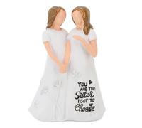 Cygmophing Statue d'amitié « You Are The Sister I Got to Choose » pour cadeau de vacances et décoration de bureau