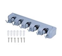 Cygmophing Support mural multifonction pour balai économiseur d'espace pour cuisine, salle de bain, jardin, garage (A)