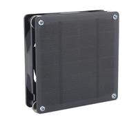 Cygmophing Ventilateur à panneau solaire monocristallin 3 W 6 V recyclable, structure compacte, ventilateur d'échappement intégré pour cuisine, maison d'animaux domestiques