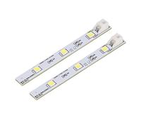 Cygmophining Lot de 2 panneaux lumineux LED pour réfrigérateur/congélateur, compatibles avec BCD SL300LED001 DC12V