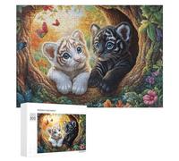 Cygne avec Sept cygnets sur Le lac Puzzle 300 Pièces pour Seniors Loisirs Intérieurs Stimulation Mentale Cadeau pour Présent Attentionné 300 PCS