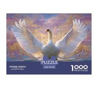 Cygne étendant Ses Ailes Puzzle 1000 Pièces Adultes Enfants Animaux Puzzles 1000 Pièces Jeu Éduchatif Décor À La Maison 70x50cm/1000pcs