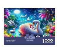 Cygne Puzzle De 1000 Pièces : Activité Familiale Idéale pour Les Week-Ends en Famille Absolument Éblouissant!