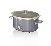 Cygne Rétro Mijoteuse, 3,5 L, Gris
