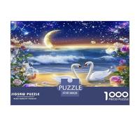 Cygne1000 Pièces Amateurs De PuzzlesLove Cygne pour Adultes Jeu D'Intelligence Premium avec Défis Paysagedes QuatreSaisons 38x26cm/1000pcs