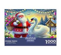 Cygne1000 Pièces Aquarelle Puzzle Love Cygne pour Adultes De Jeu pour Adultes Parfaitpourla Détente Paysagedes QuatreSaisons 38x26cm/1000pcs
