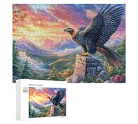 Cygnes Gradients en Silhouette de cœur au crépuscule Puzzle 300 Pièces pour Seniors Temps Libre Intérieur Entraînement Mémoire Cadeau pour Retraite 300 PCS