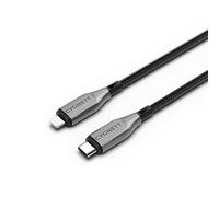 Câble Lightning vers USB-C 30W Série Armoured Charge et Synchronisation 50cm Noir