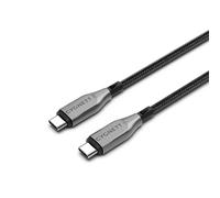Cygnett Câble USB-C vers USB-C blindé USB 2.0, Noir, 3 m