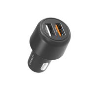 CYGNETT Chargeur Voiture Double Port USB-A 30W Charge Rapide Noir