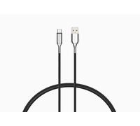 Cygnett CY2682PCUSA câble USB USB 2.0 2 m USB C USB A Noir, Acier inoxydable