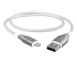 Cygnett CY4659PCCAL câble Lightning 1 m Argent, Blanc