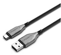 Cygnett CY4680PCUSA câble USB USB 2.0 1 m USB A USB C Noir, Argent
