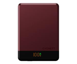 Cygnett MagSlim 5000 mAh Recharge sans fil Couleur cerise
