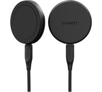 Cygnett Qi2.0 15W Wireless Qi2.0 Fast Charging USB-C Charger for Smartphones Noir