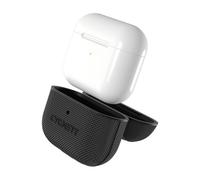 Cygnett ?tui de protection TekView Pod pour AirPods 3?me g?n?ration - Noir (Couvercle de l'?tui de chargement), ?tui pour ?couteurs + casque, Noir