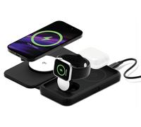 Cygnett Voyager Écouteurs, Smartphone, Smartwatch Noir USB Recharge sans fil Charge rapide Intérieure