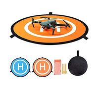 CYH Drone Landing Pad, 55CM RC Hélicoptère Piste Pliable étanche d'atterrissage pour DJI Mavic 2 Pro Zoom/Mavic Air 2/ Spark/Mavic Pro Platinum/Mavic Mini/FIMI X8SE Quadcopter