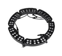 CYHTYM Anneau lumineux Lampe d'extérieur pour palmiers et arbres, projecteur LED paysager 24 V CC, blanc chaud 3000 K, décoration de pelouse(Cool Light Lamp,6 SETS)