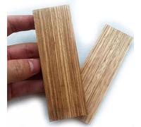 CYHTYM Couteau PoignéE éChelles Ensemble de 2 pièces de manche de couteau en bois massif, matériau vierge, artistes, charpentiers, planches de bricolage sculptées à la main